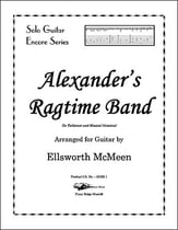 Alexander's Ragtime Band Guitar and Fretted sheet music cover